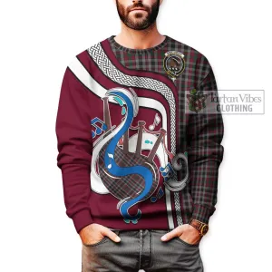 Borthwick Tartan Sweatshirt with Epic Bagpipe Style