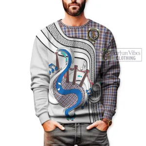 Boswell Tartan Sweatshirt with Epic Bagpipe Style