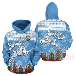 Boyd Clan Christmas Hoodie Celtic Reindeer Style