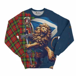 Boyd Tartan Family Crest Sweatshirt with Scottish Majestic Lion