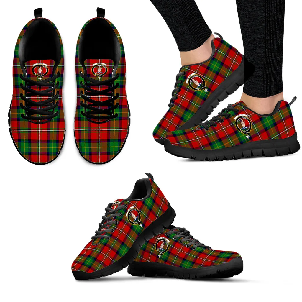 Boyd Tartan Sneakers with Family Crest