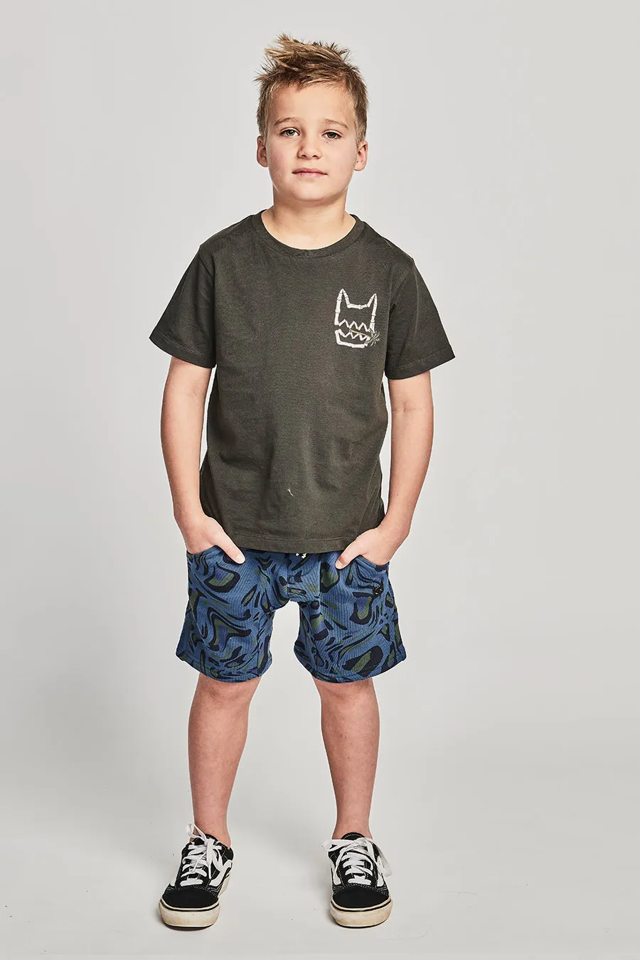 Boys Shorts Munster Kids Catslide Dark Denim