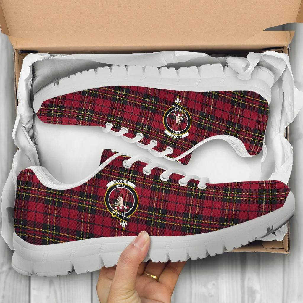 Brodie Tartan Sneakers with Family Crest