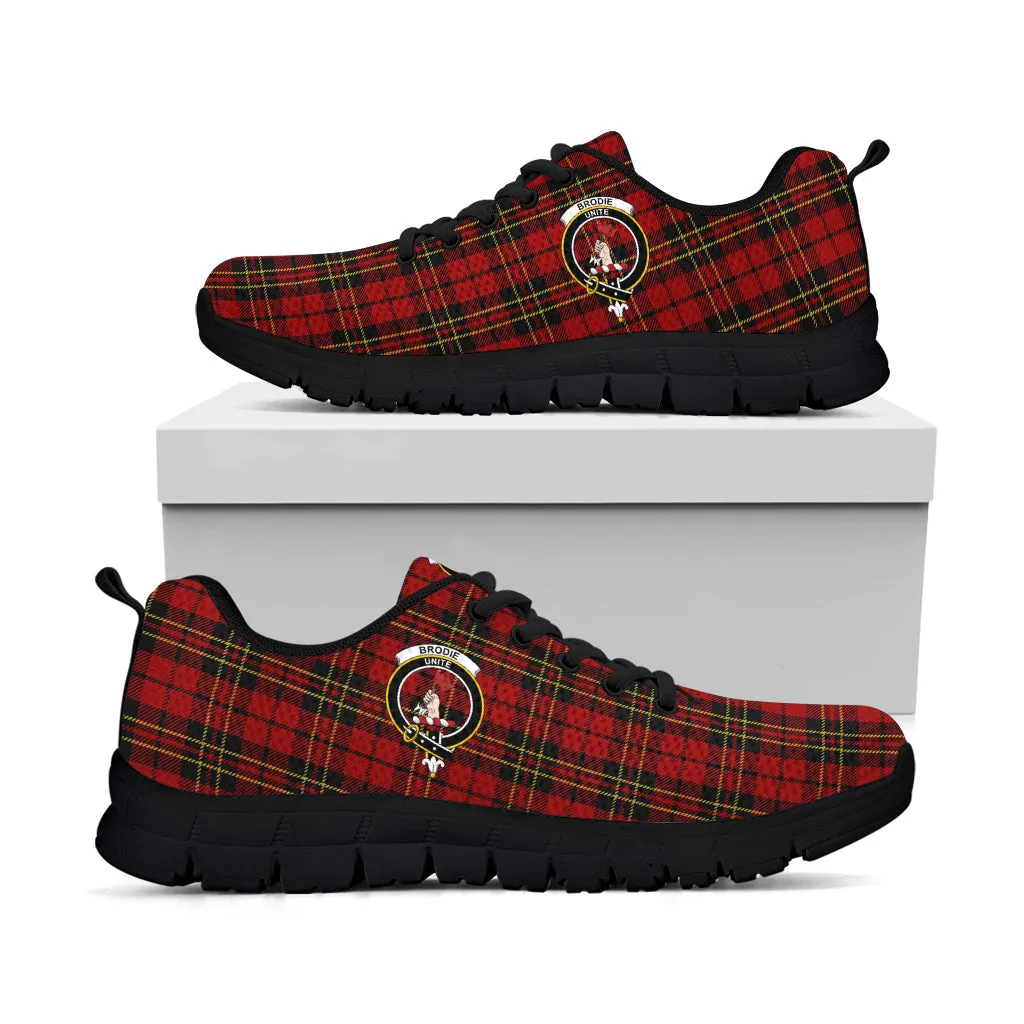 Brodie Tartan Sneakers with Family Crest