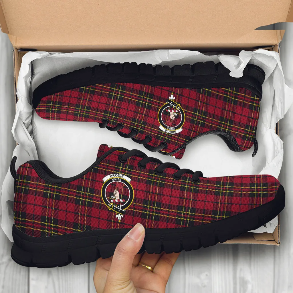 Brodie Tartan Sneakers with Family Crest