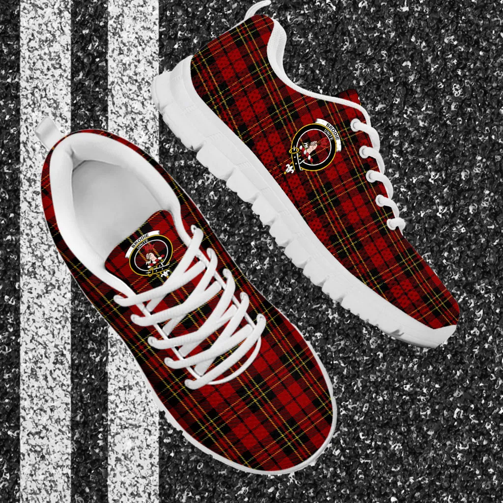 Brodie Tartan Sneakers with Family Crest