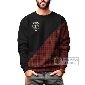 Brodie Tartan Sweatshirt with Family Crest and Military Logo Style