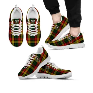 Buchanan Tartan Sneakers with Family Crest