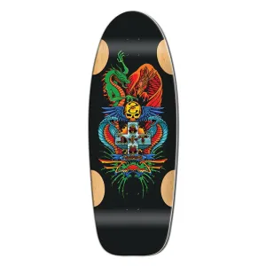 Bull Dog Designs Dragon BLACK FORMICA 33"x 11.875"x WB 18.5" Skateboard Deck