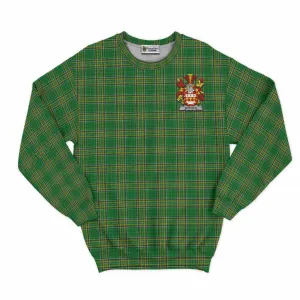 Burges Irish Clan Tartan Sweatshirt with Coat of Arms