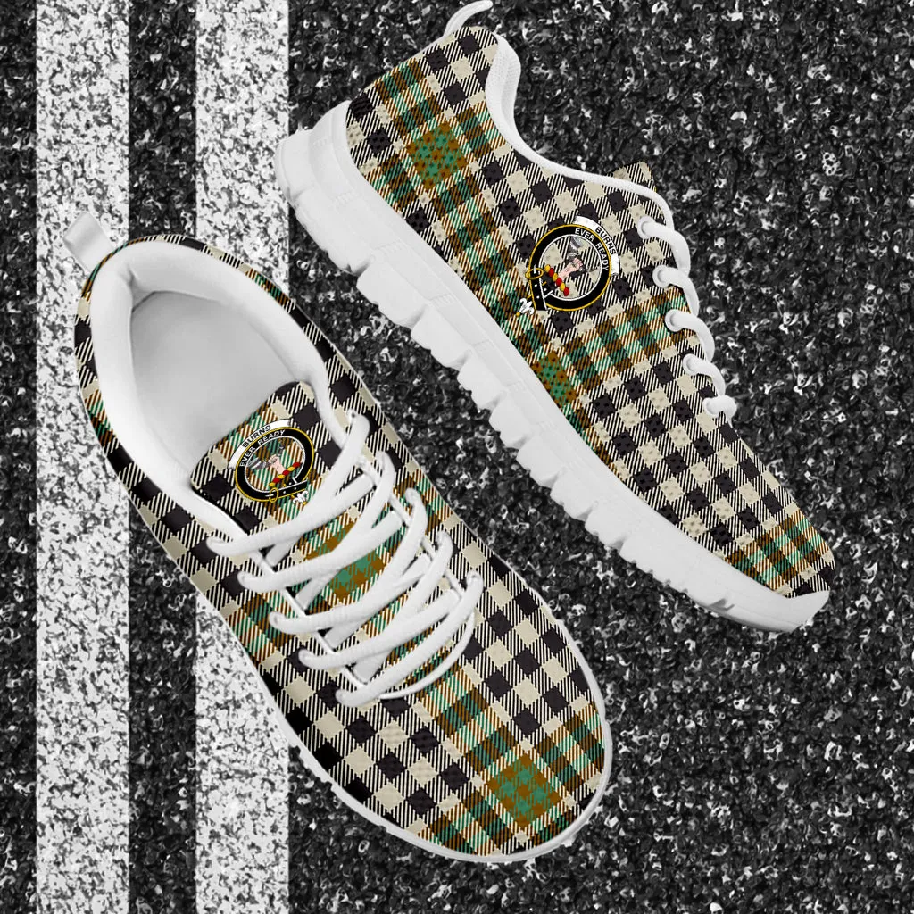 Burns Check Tartan Sneakers with Family Crest