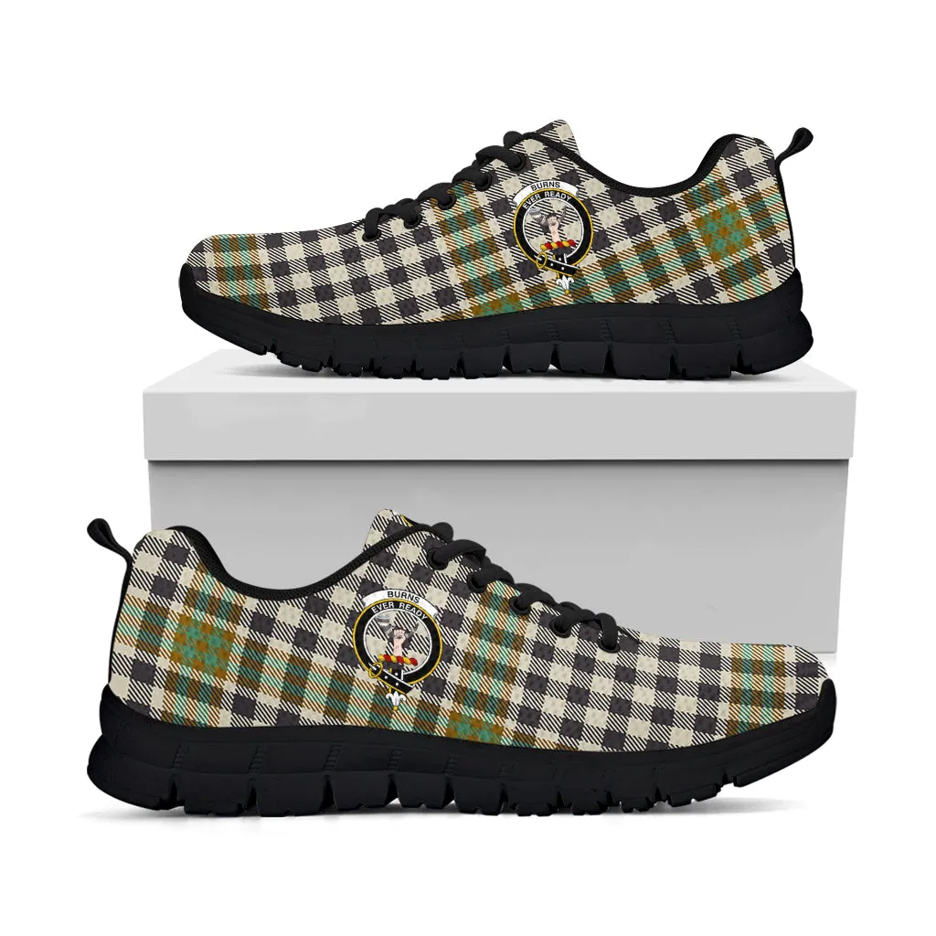 Burns Check Tartan Sneakers with Family Crest