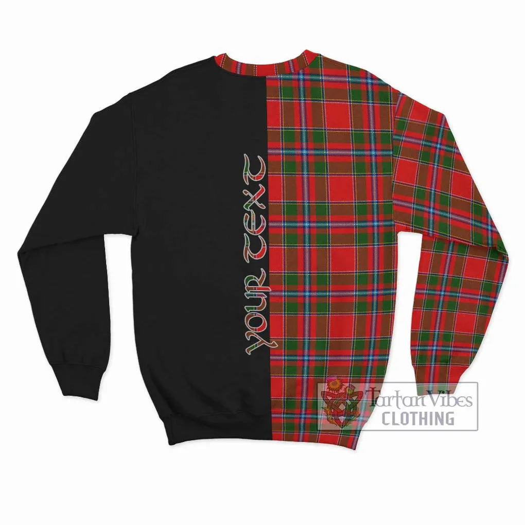 Butter Tartan Sweatshirt with Family Crest and Half Of Me Style