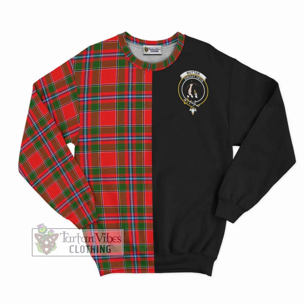 Butter Tartan Sweatshirt with Family Crest and Half Of Me Style