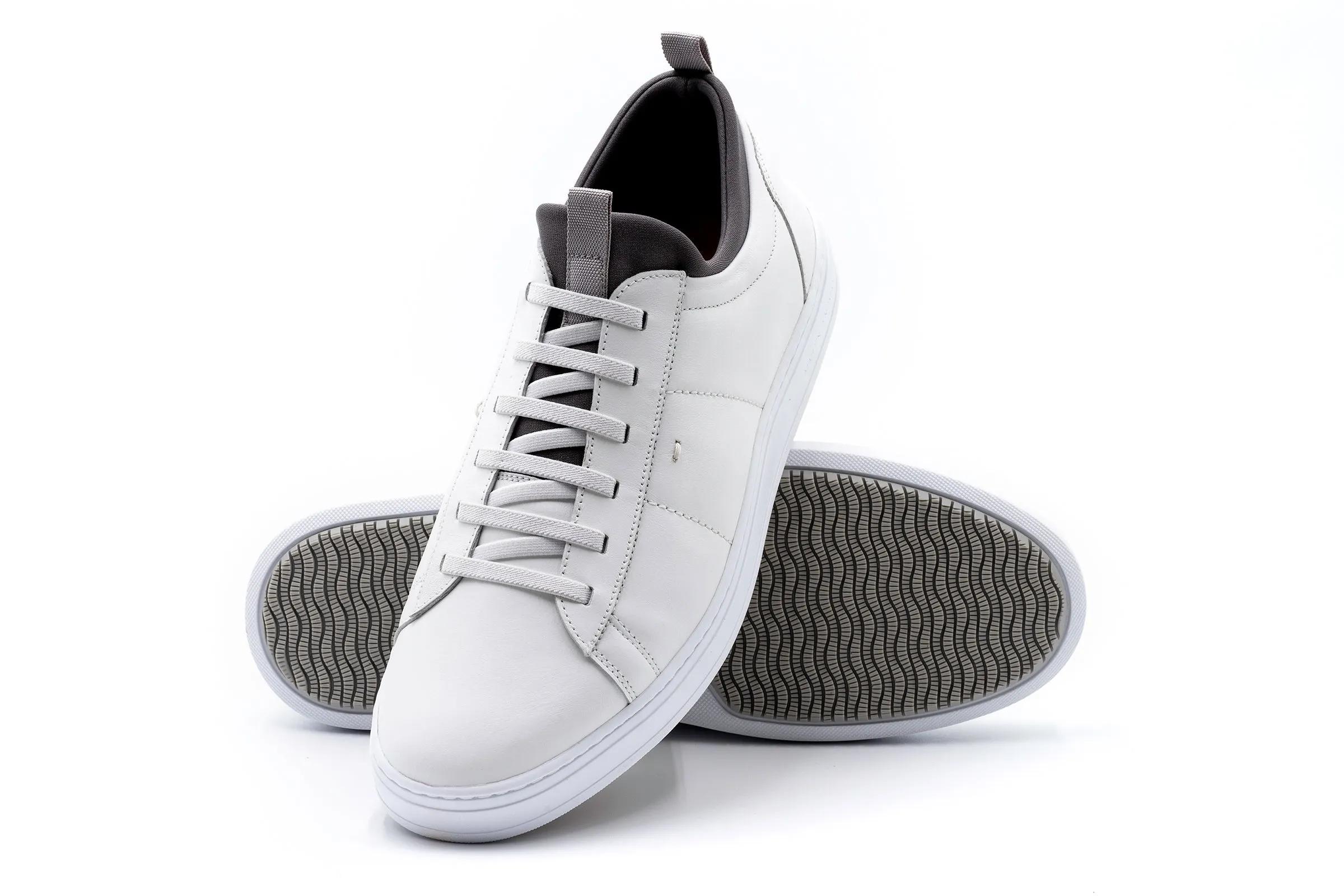 Cameron Sheep Skin Sneakers - White