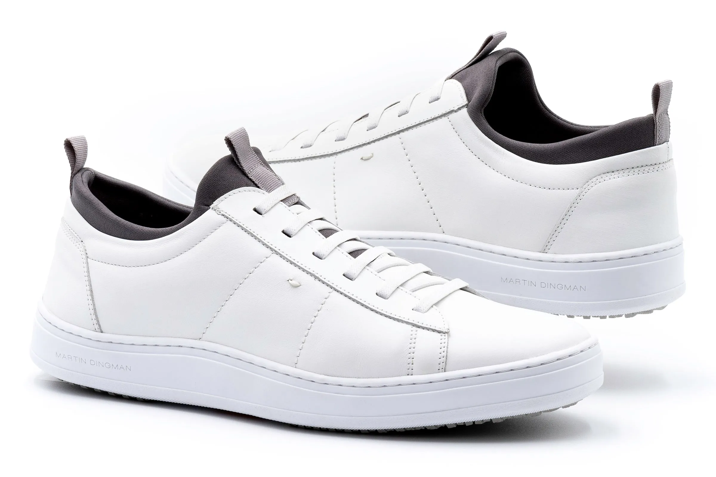 Cameron Sheep Skin Sneakers - White