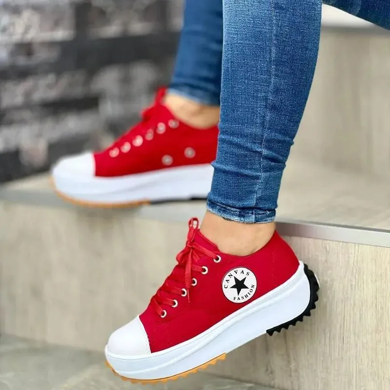 Canvas Shoes Women Fashion Trainers