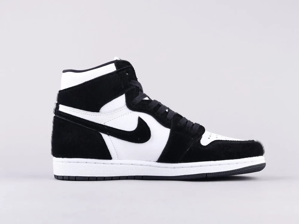 CE - AJ1 horsehair black and white