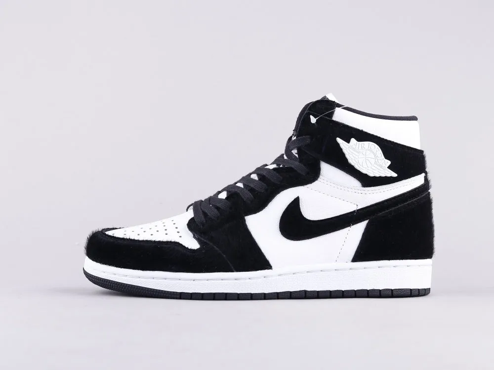 CE - AJ1 horsehair black and white