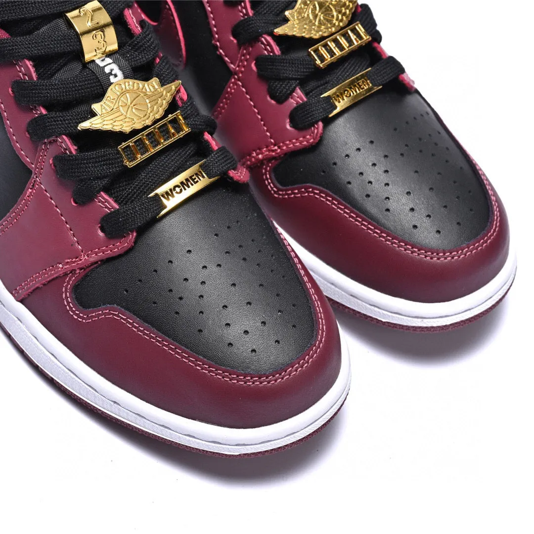 CE - AJ1 low wine red metal wings