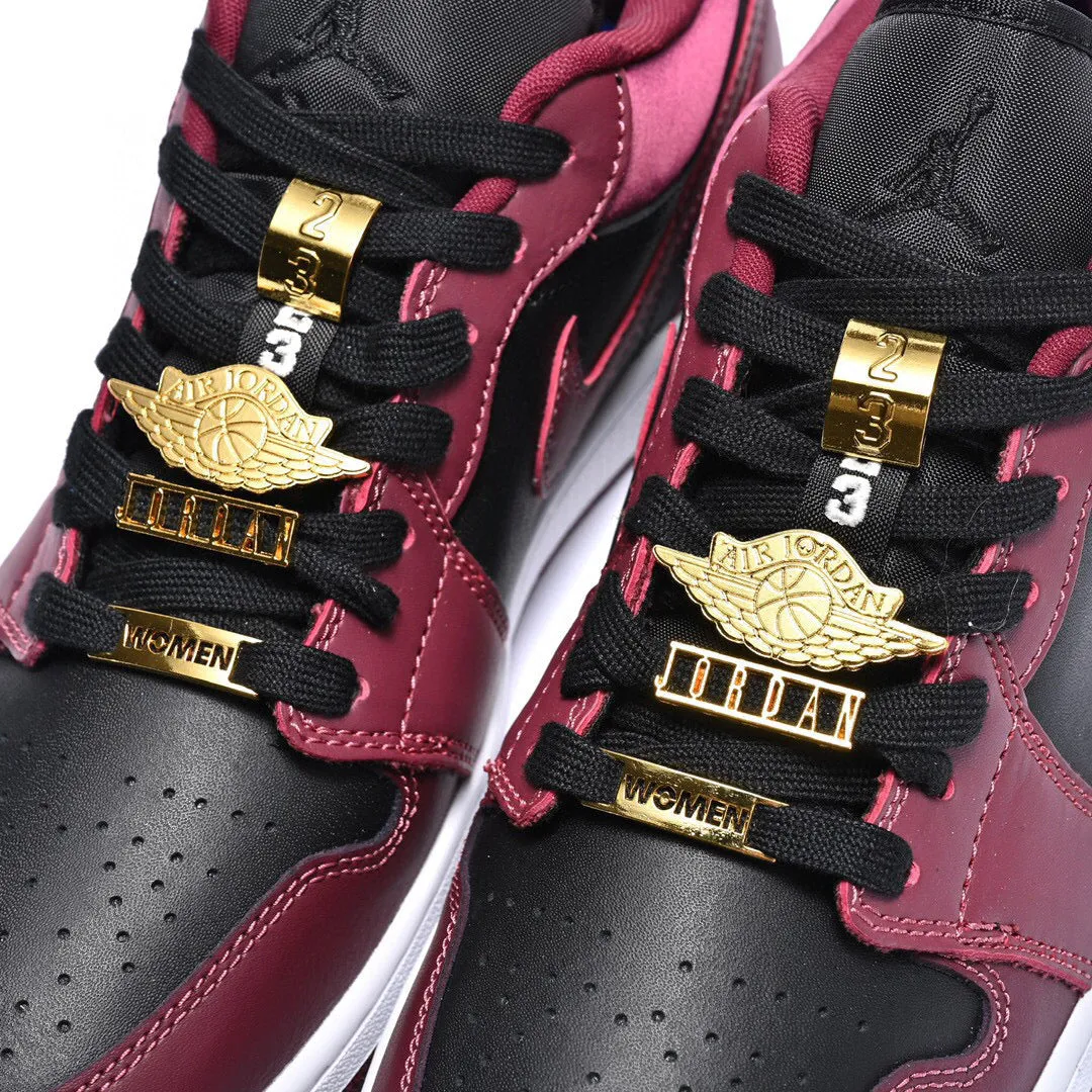 CE - AJ1 low wine red metal wings