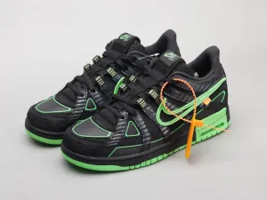 CE - OW x Rubber Dunk Black & Green