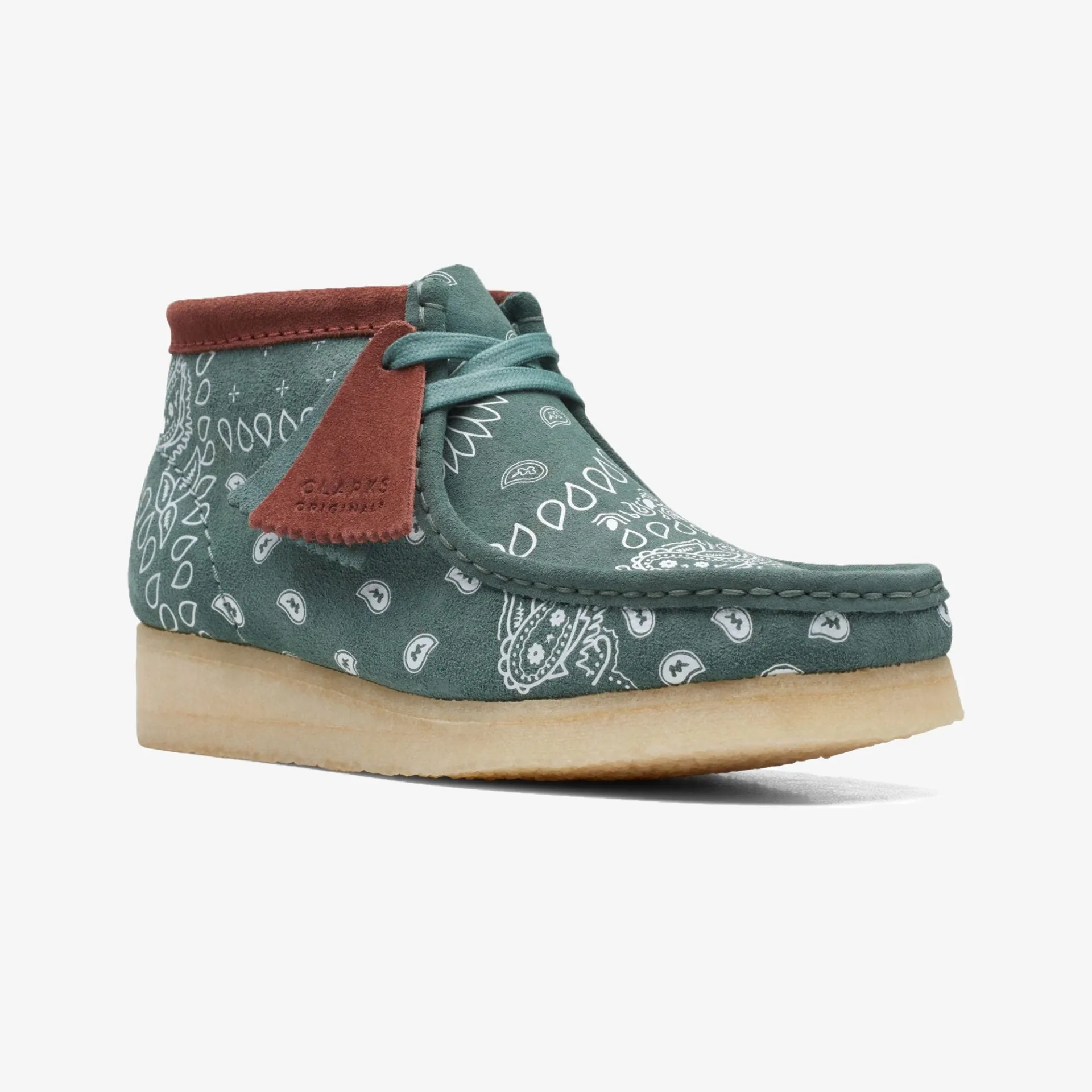 Clarks Originals | WMN'S WALLABEE BOOT  { GREEN