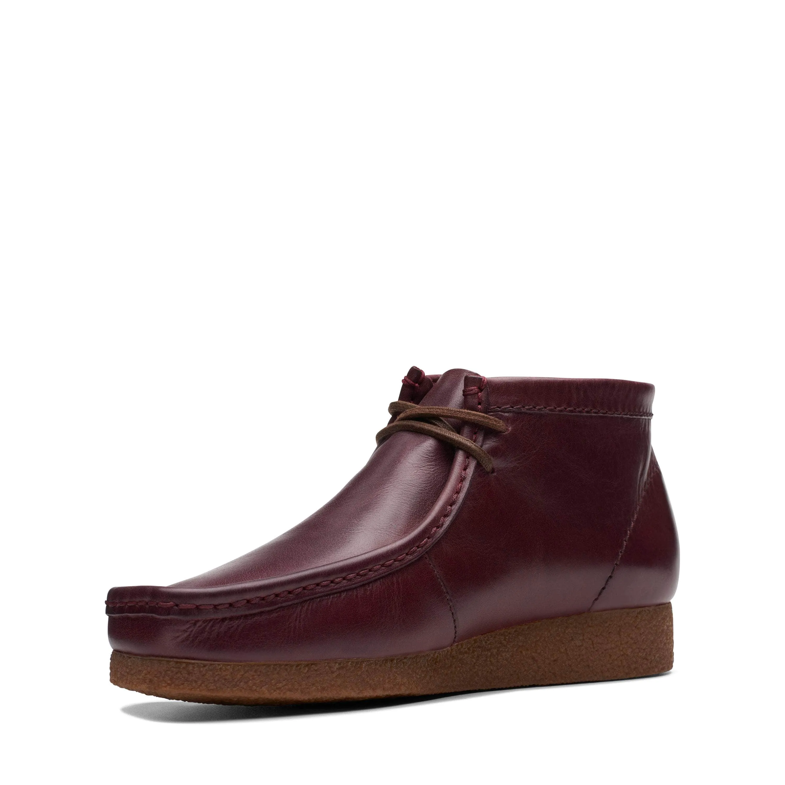 Clarks Shacre Boot Burgundy Leather - Men's