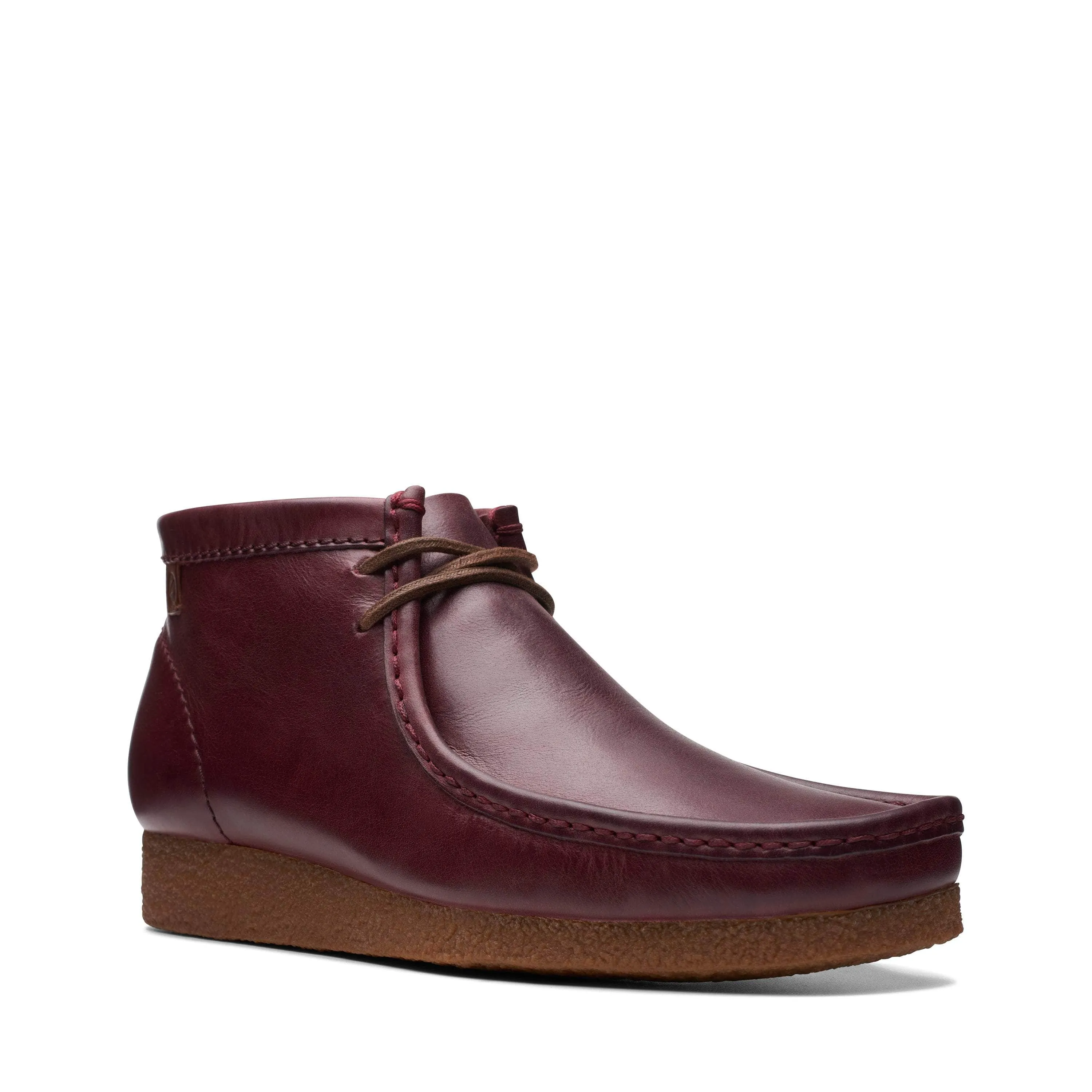 Clarks Shacre Boot Burgundy Leather - Men's