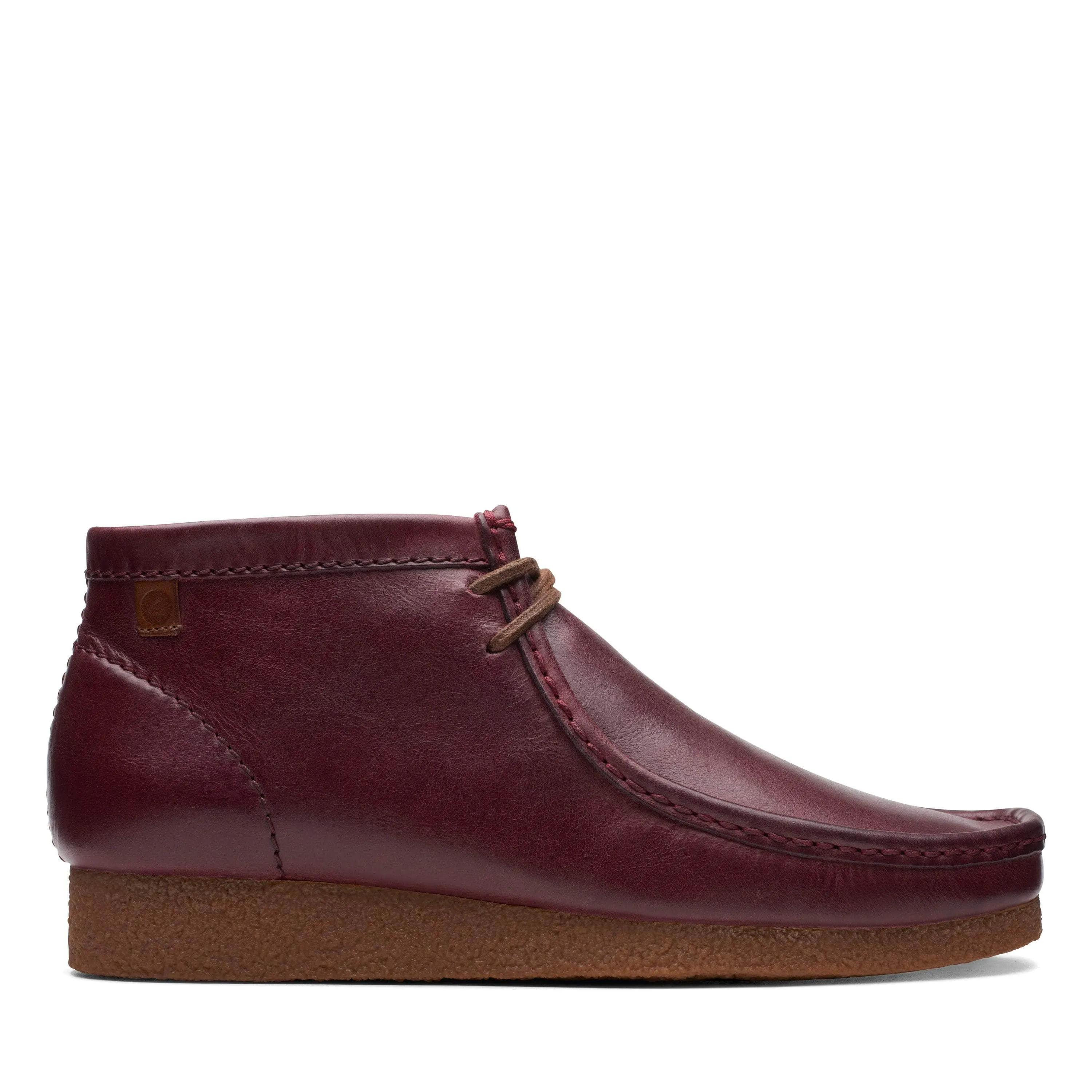 Clarks Shacre Boot Burgundy Leather - Men's