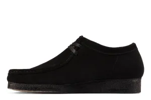 Clarks Wallabee Black Sde - Men's