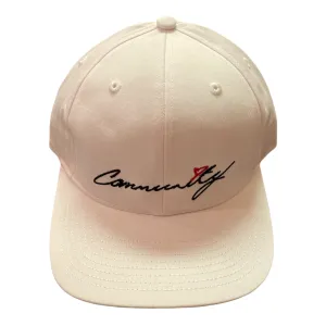 Community Hat SnapBack White