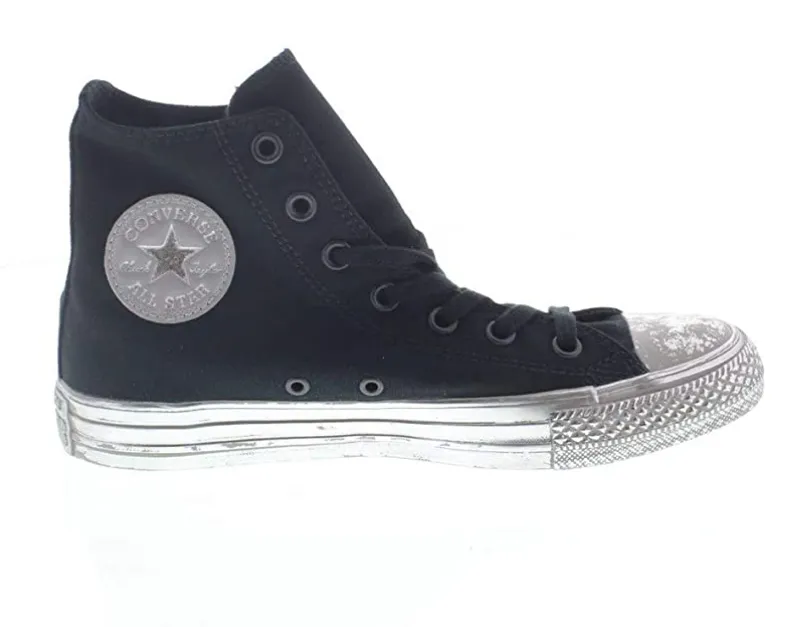 Converse scarpa sneakers da donna Ctas HI 156763C nero-argento