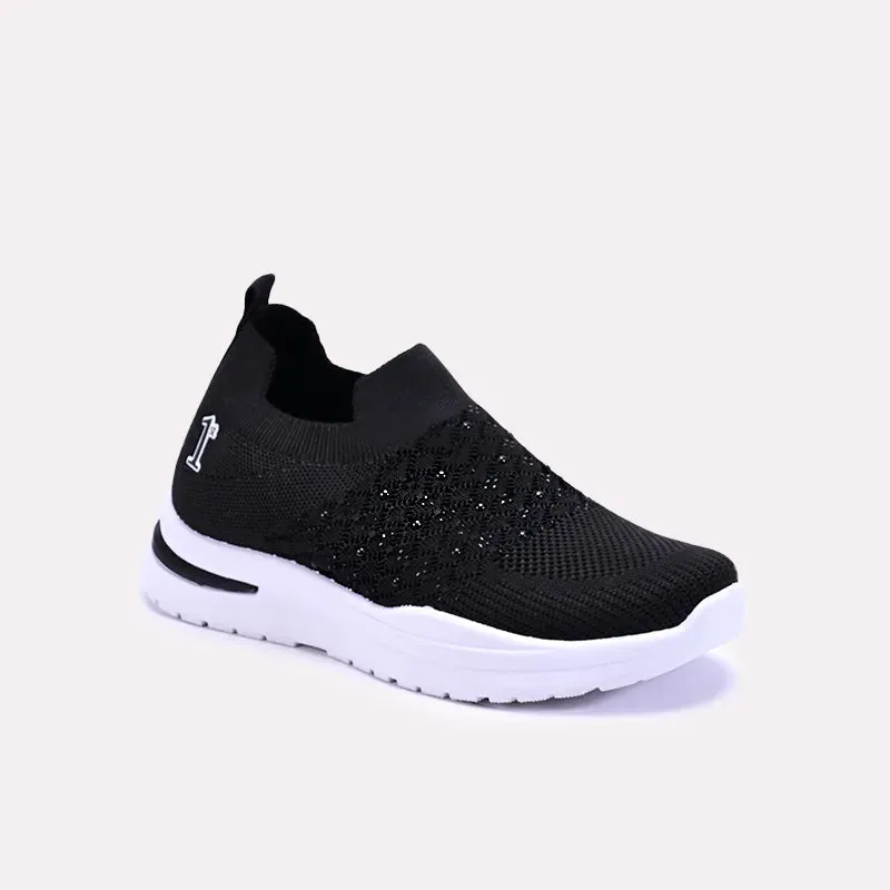 Coraline Black Slip On Sneakers 0440735