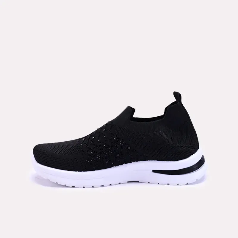 Coraline Black Slip On Sneakers 0440735