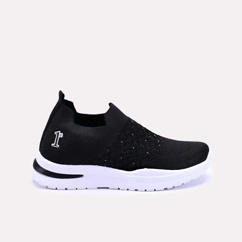 Coraline Black Slip On Sneakers 0440735