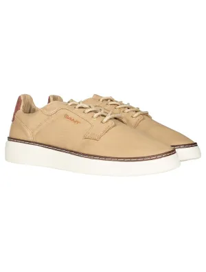 Cotton Twill Sneakers Sand