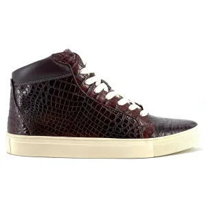 Crocodile High Top Sneakers