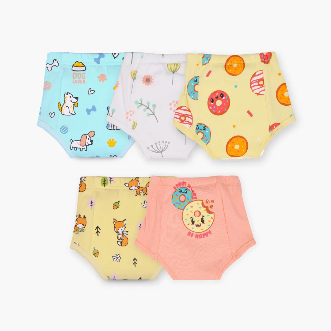 Cute and Cheery (Pack of 5)  - Ultra Undies - Baby Padded Underwear