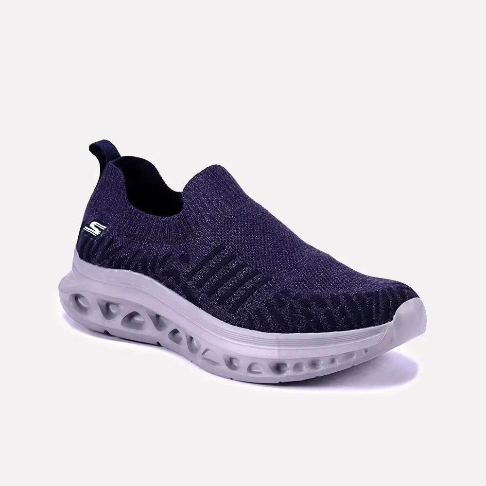 David Blue Slip On Sneakers 0120367