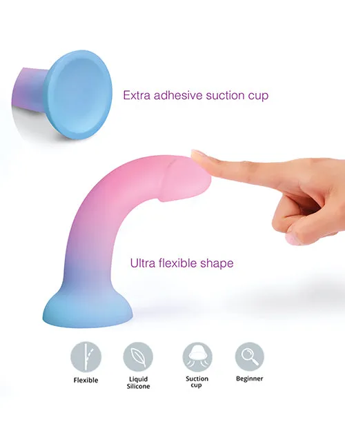 Dildolls Utopia Silicone Curved (Pink/Blue)