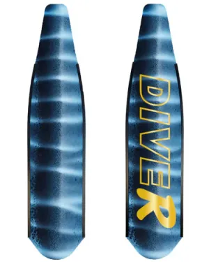 DiveR - Stripe Marlin  Free Diving Fin Blades