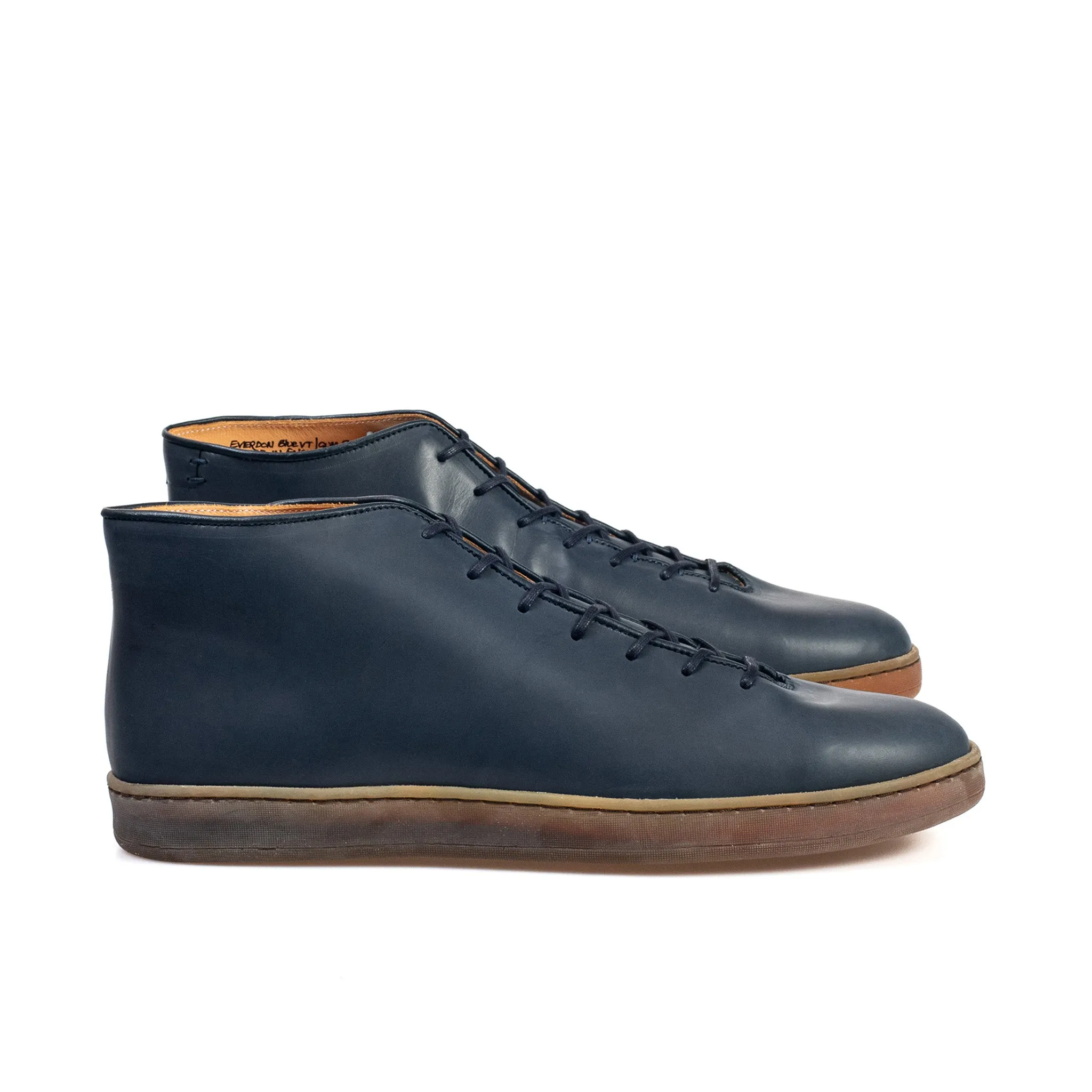 Everdon Wholecut Mid - Navy Veg Tan Calf