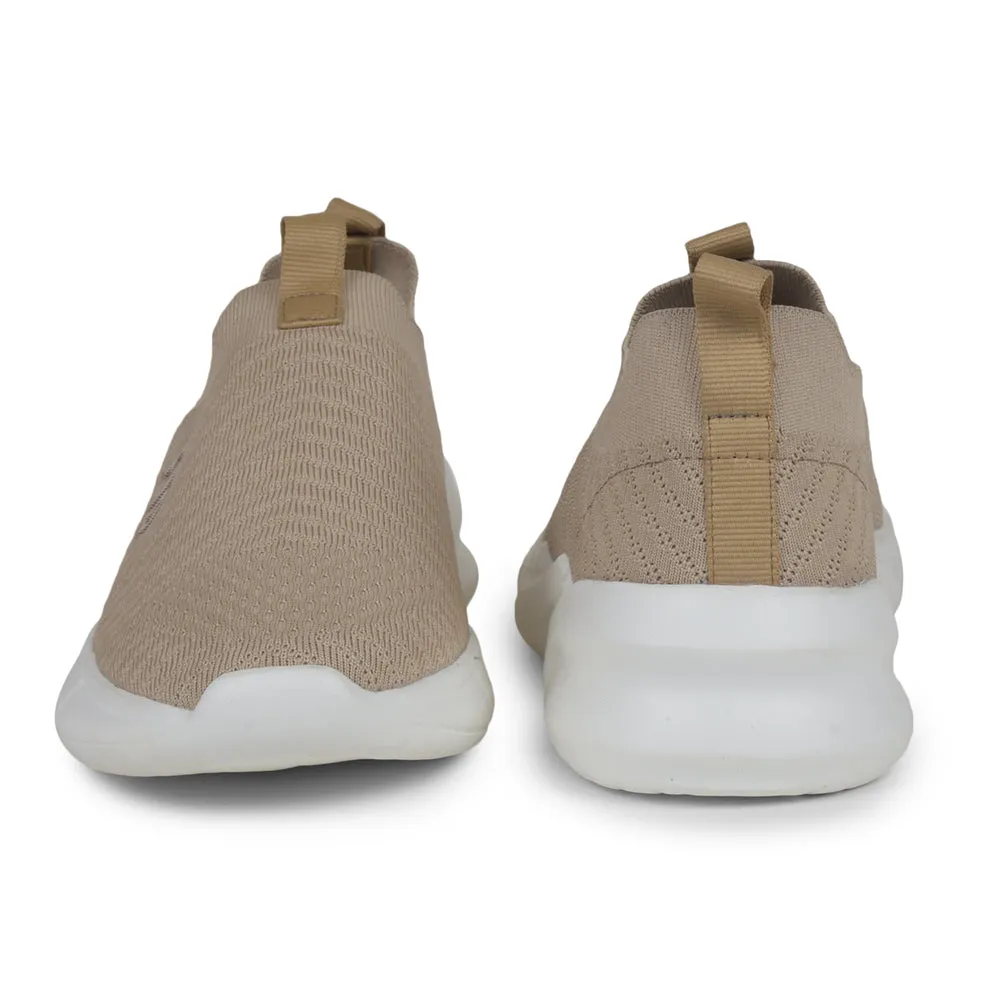 Force 10 By Liberty Men WINNY-1E Beige Sports Non Lacing Shoes