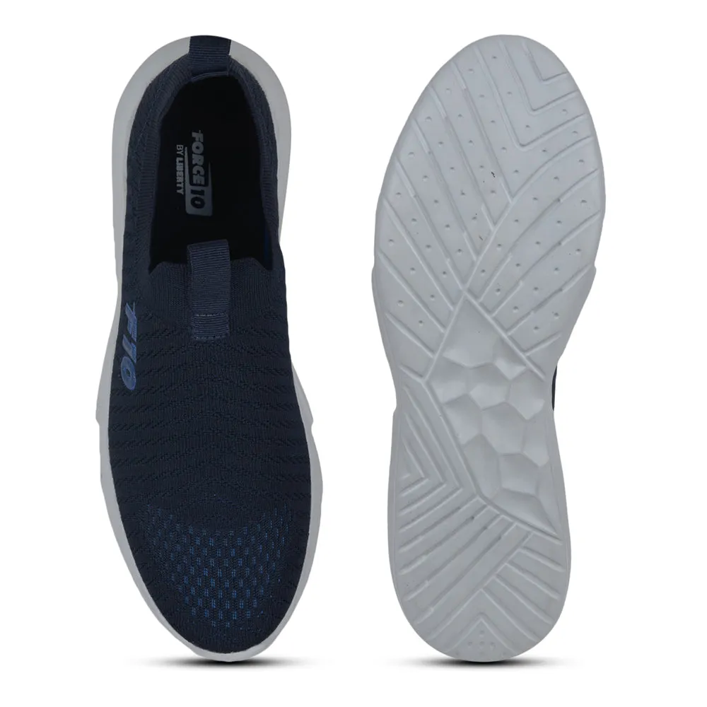 Force 10 By Liberty Men WINNY-1E N.Blue Sports Non Lacing Shoes