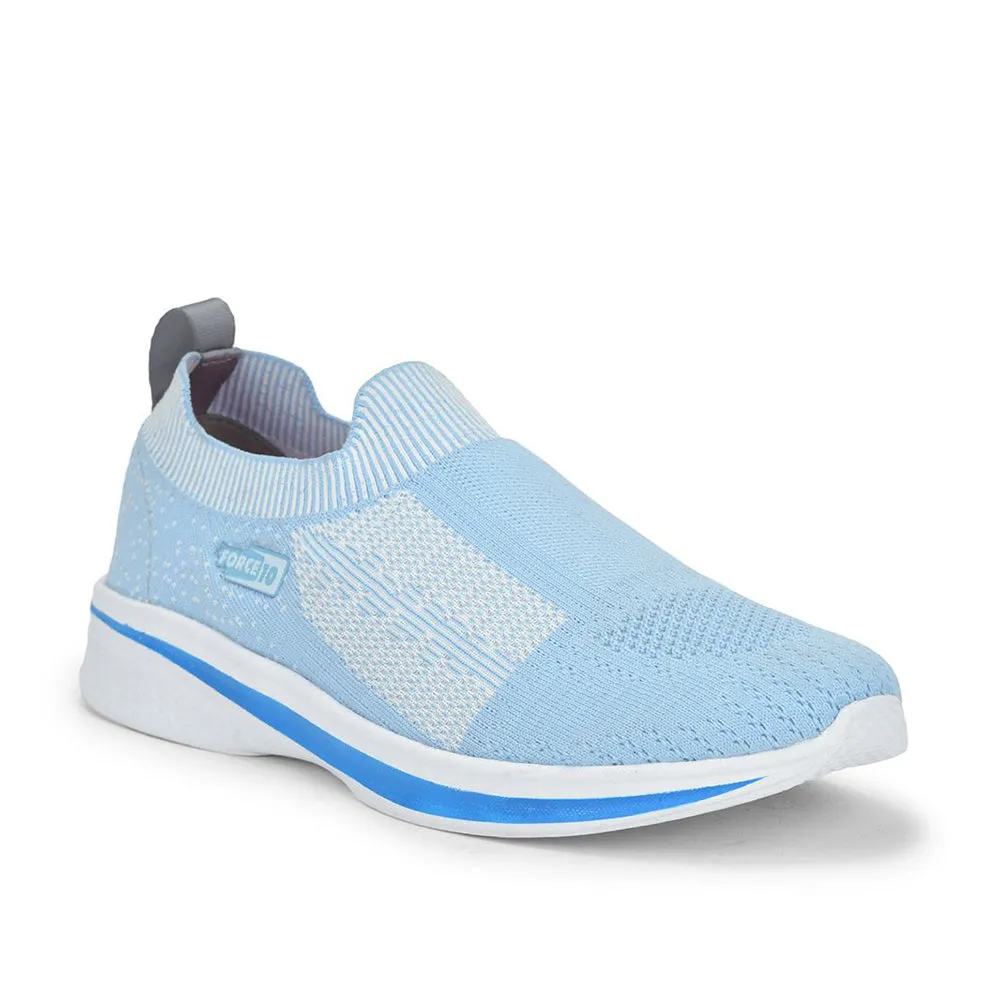 FORCE 10 Sports Non Lacing Shoe For Ladies (S.Blue) NORRIS-2E By Liberty