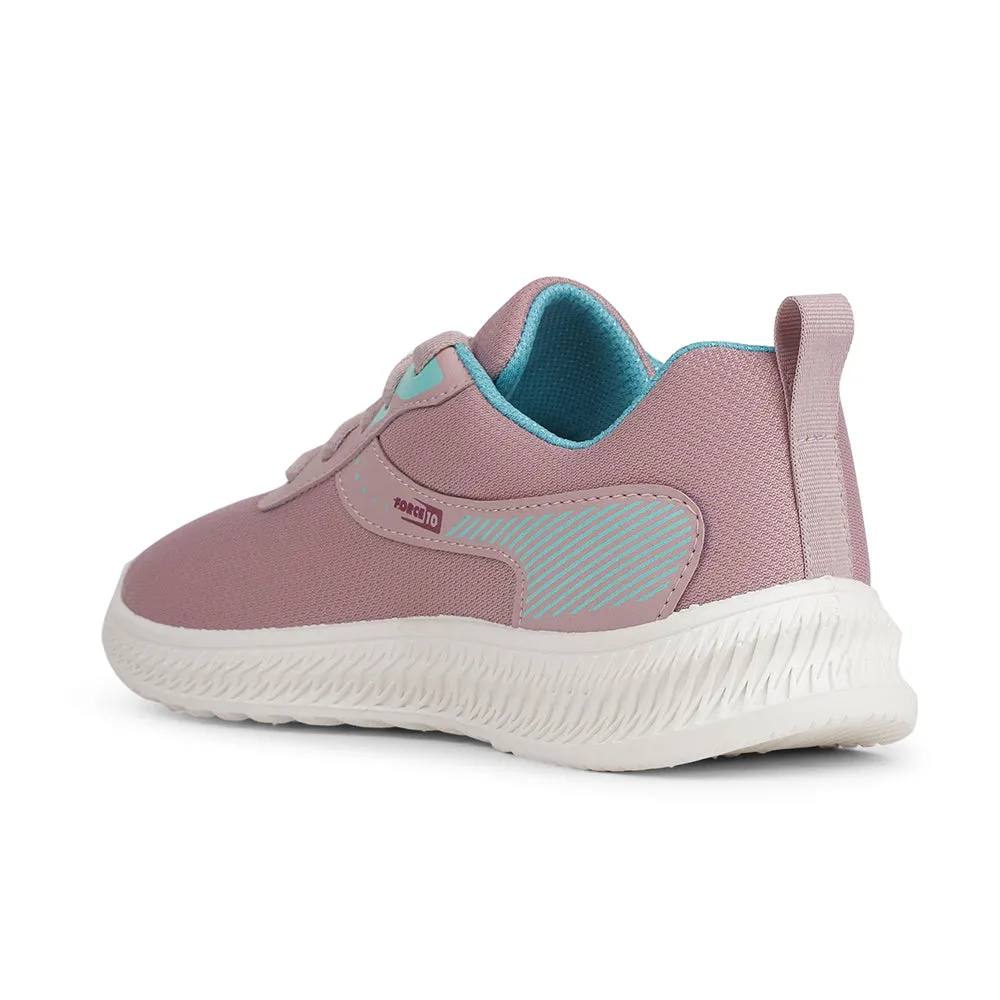 Force 10 Sports Peach Walking Shoes For Women OSLO-20E By Liberty