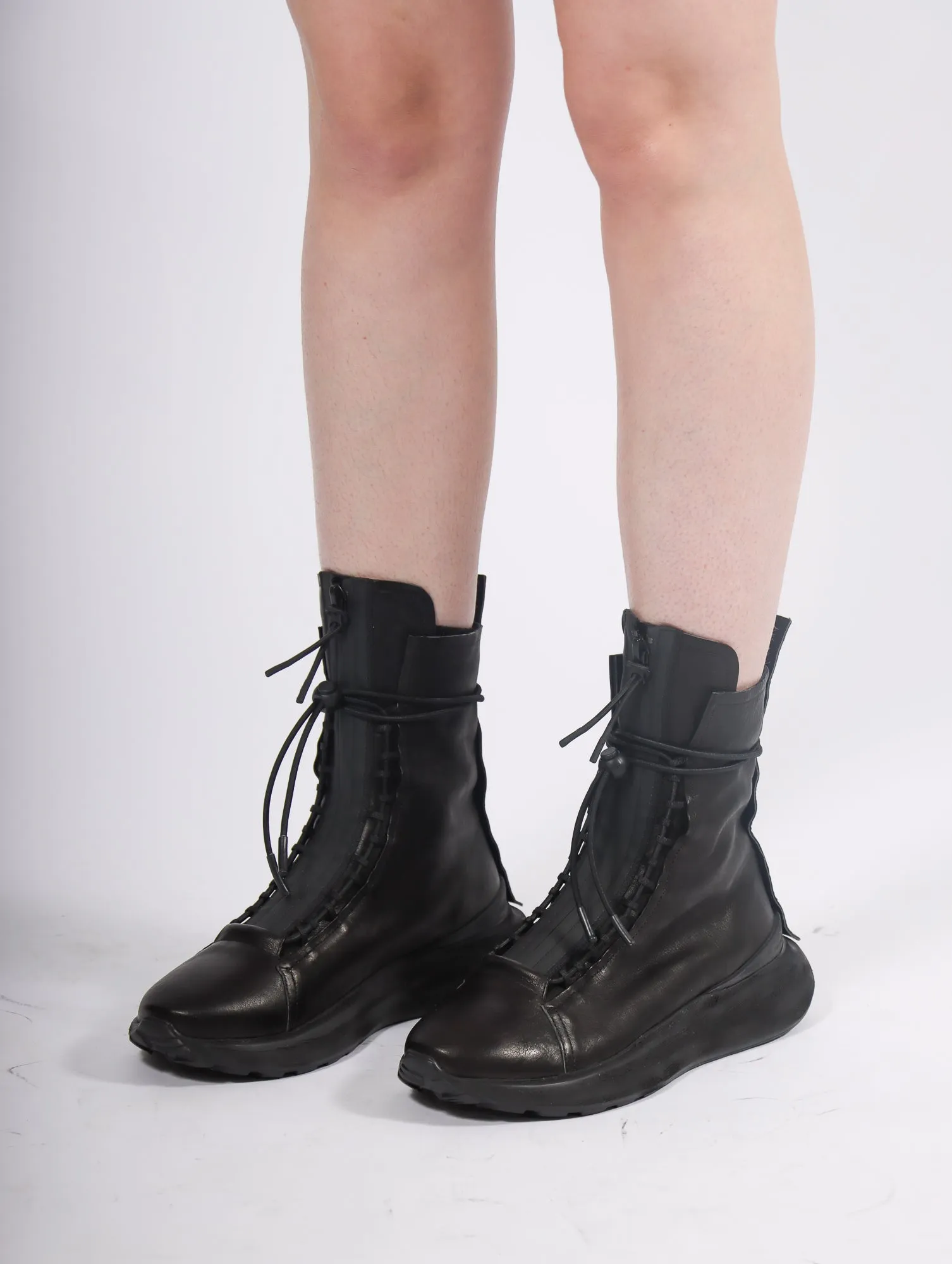 Futurist Sneaker Boot in Black by Puro