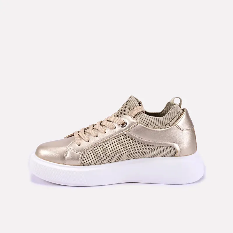 Glimmer Gold Platform Sneakers 0440700