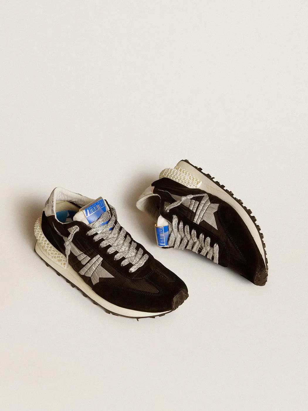 Golden Goose - Sneakers Running Marathon - Noir/Argent